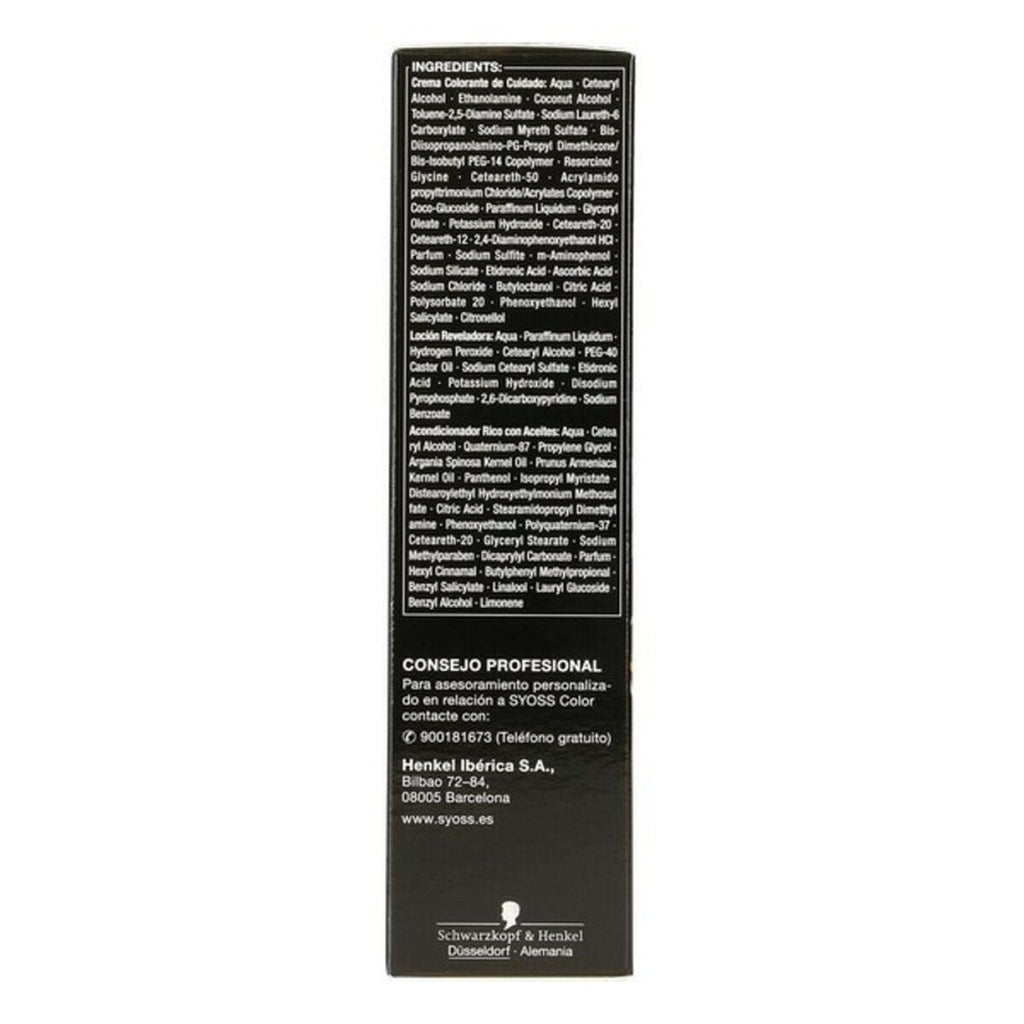 Dauerfärbung syoss olio intense ohne ammoniak nº 1,10