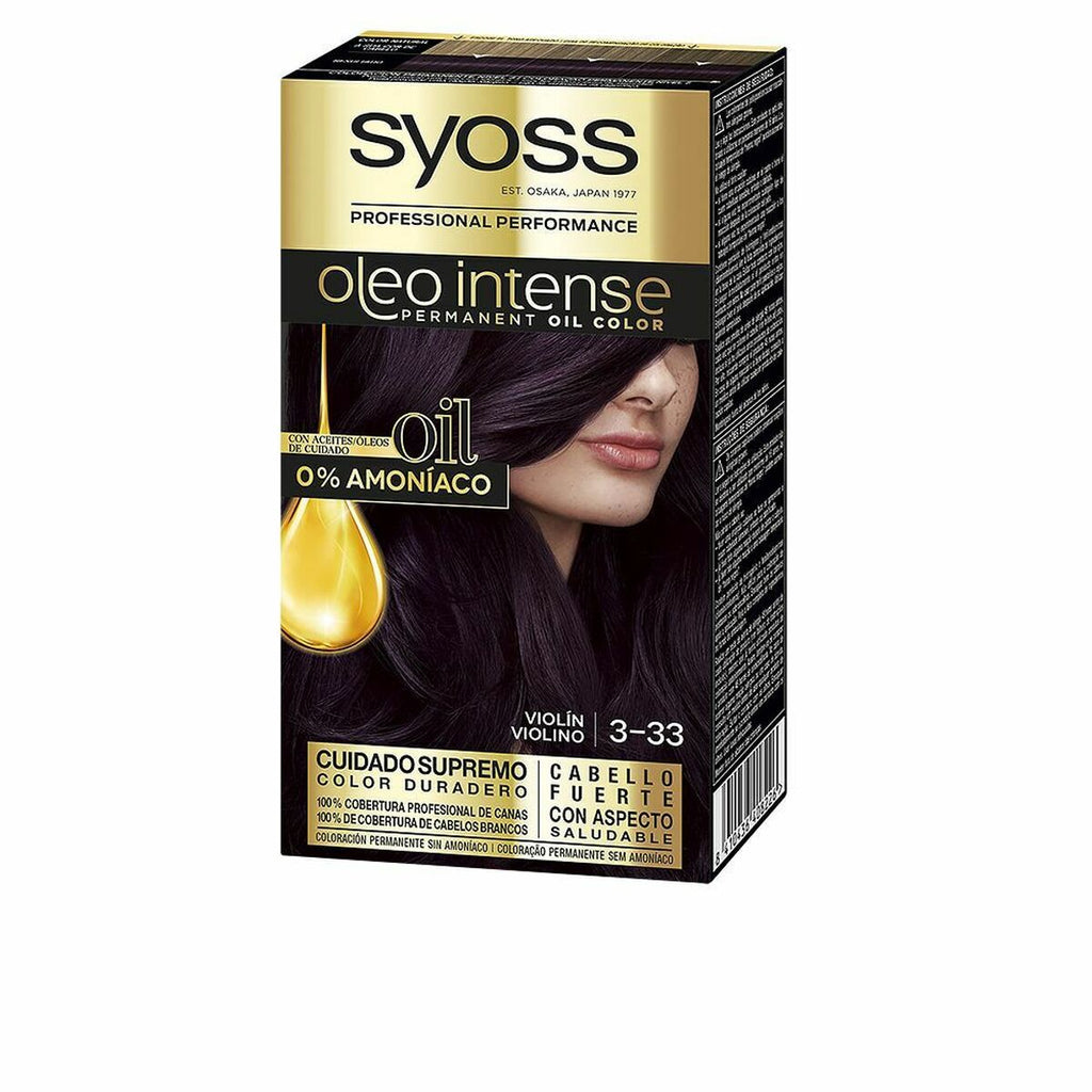 Amoniakfreie färbung syoss olio intense nº 3,22 9.0-rubio