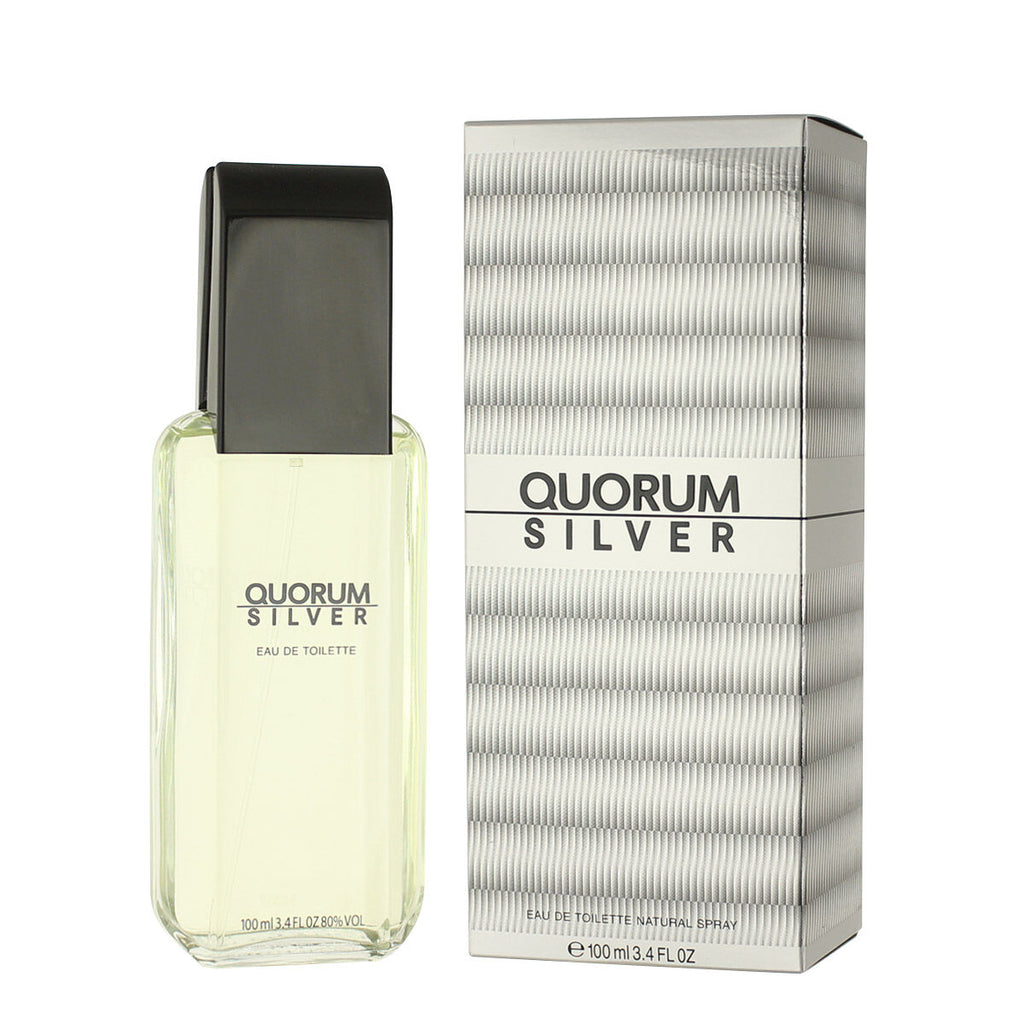 Herrenparfüm antonio puig edt silver quorum 100 ml