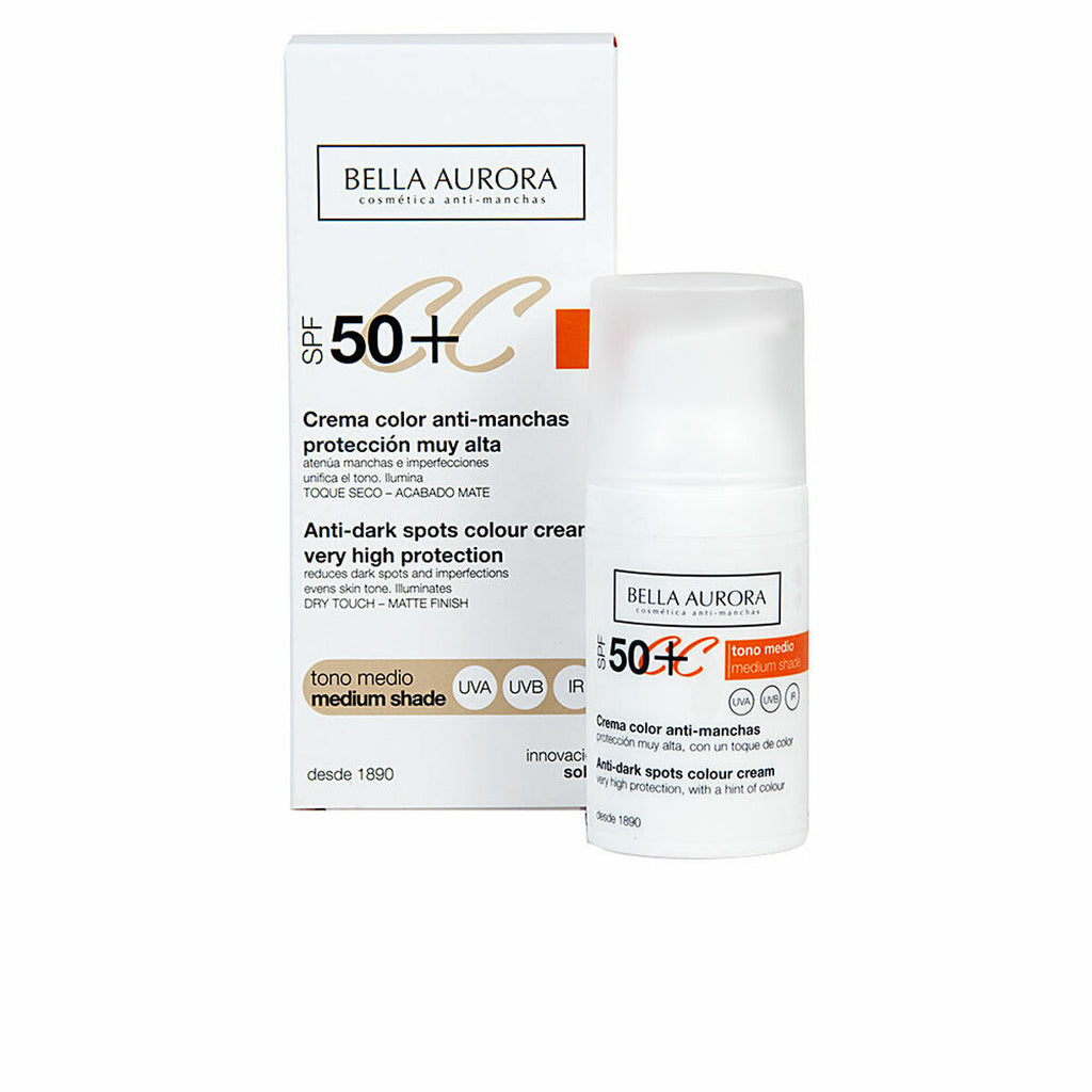 Anti-fleckencreme bella aurora 2526112 mittlerer ton 30 ml