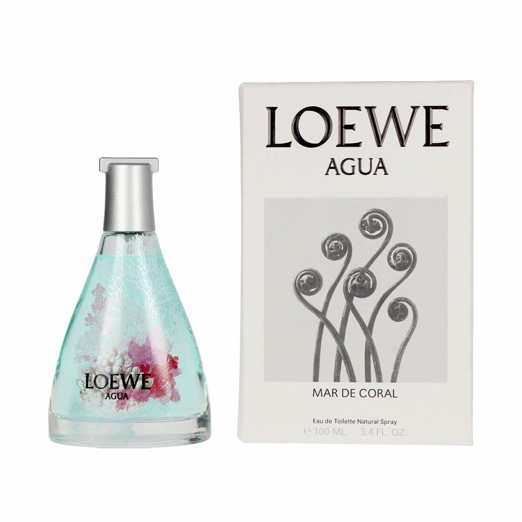 Unisex-parfüm agua loewe edt mar de coral 100 ml