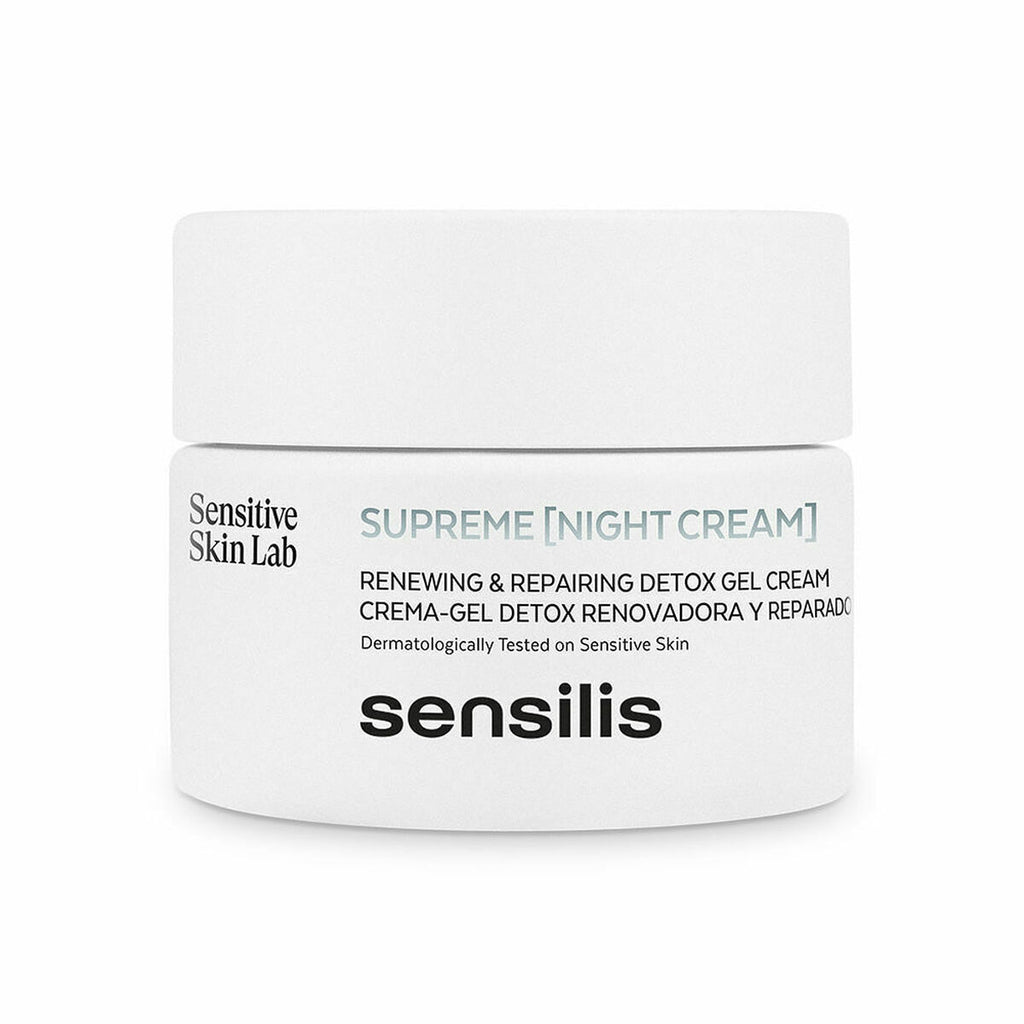 Anti-falten-nachtcreme sensilis supreme real detox 50 ml