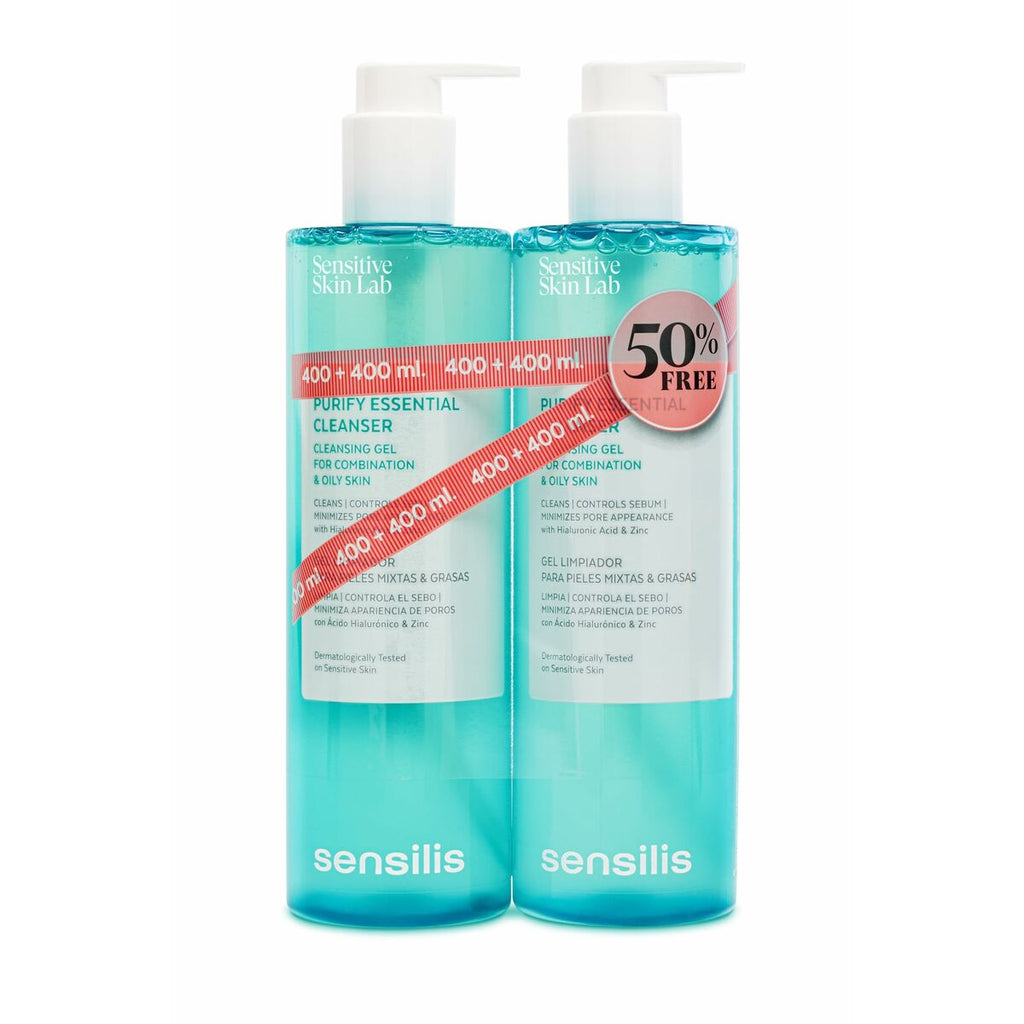 Gesichtsreinigungsgel sensilis purify essential 2 x 400 ml