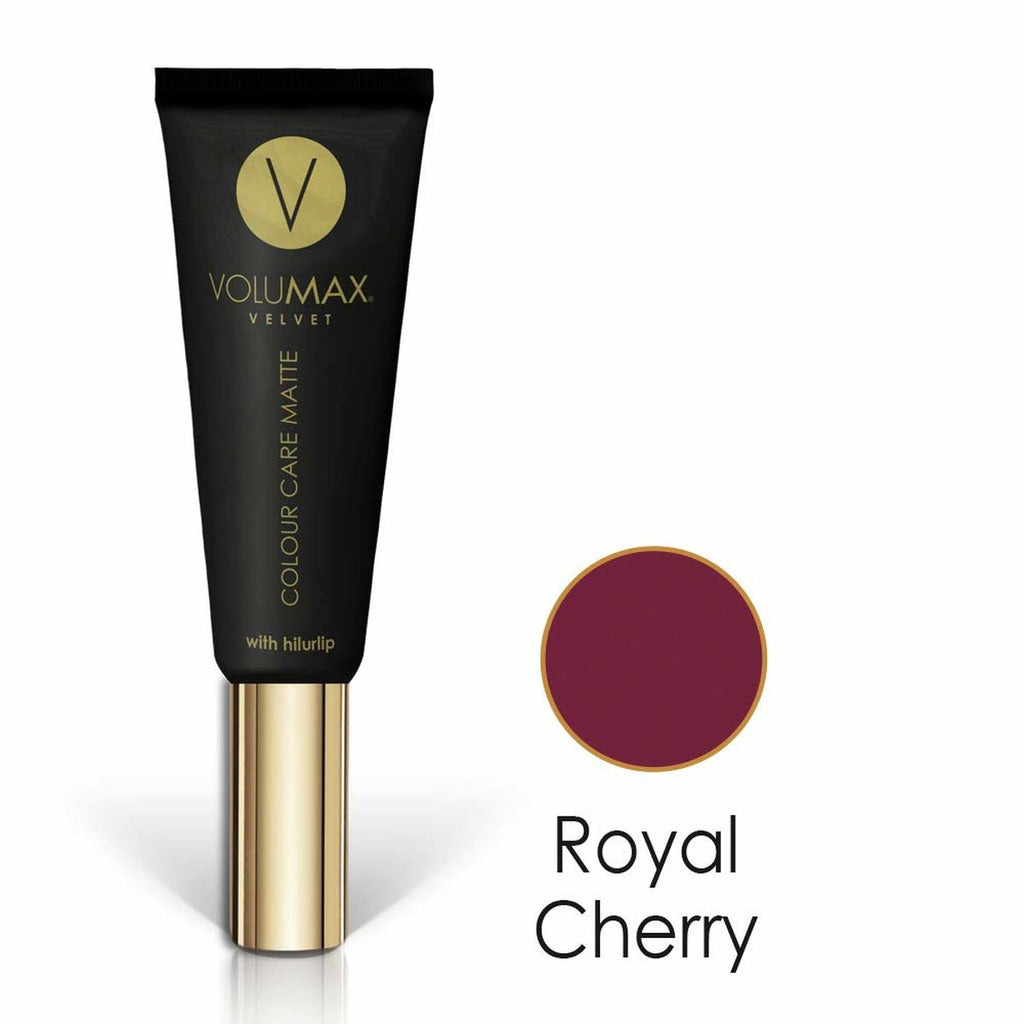 Farbiger lippenbalsam volumax royal cherry samt mattierend