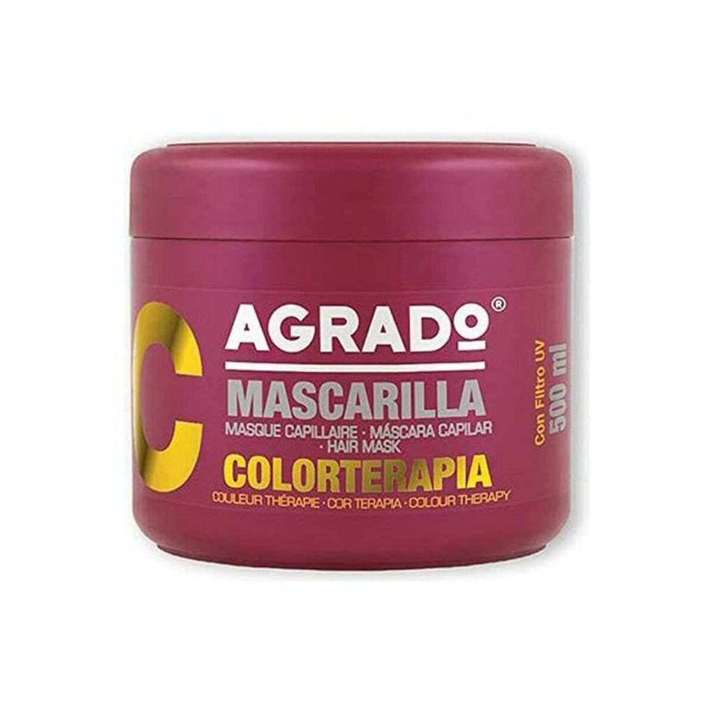 Maske für coloriertes haar colorterapia agrado (500 ml)