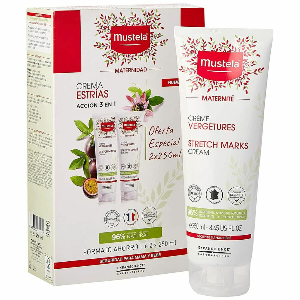 Anti-strias körpercreme mustela 48623 3 in 1 (2 x 250 ml)