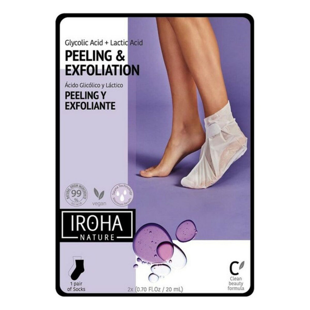 Feuchtigkeitsspendende socken peeling and exfoliation