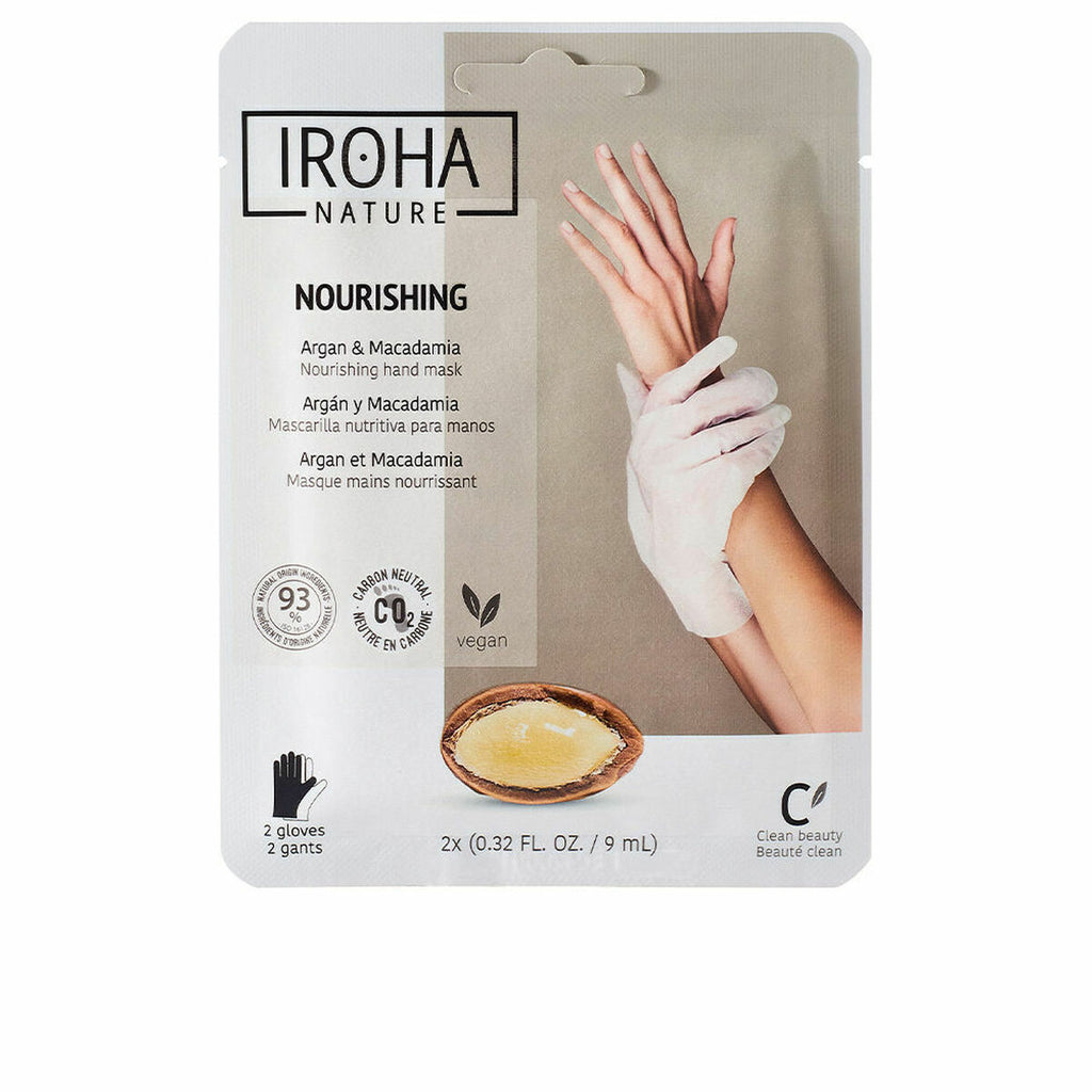 Handschuhe für handpflege iroha argan macadamia (1 stück)