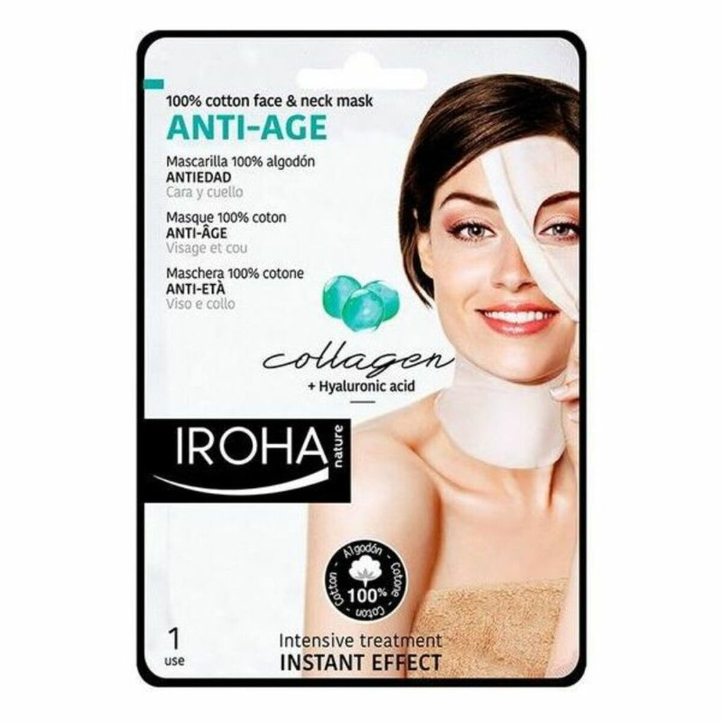 Anti-aging-revitalisierungsmaske cotton face & neck iroha