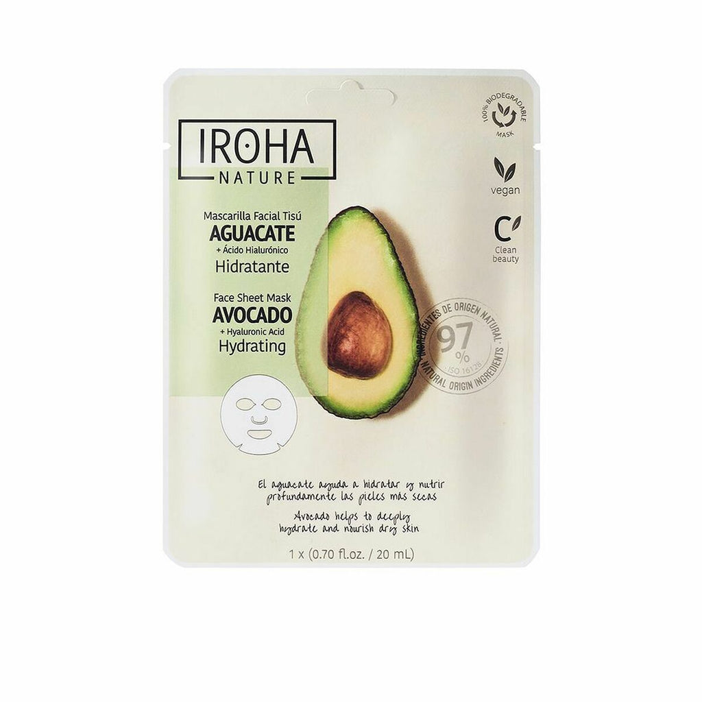 Feuchtigkeitsspendend gesichtsmaske iroha nature mask