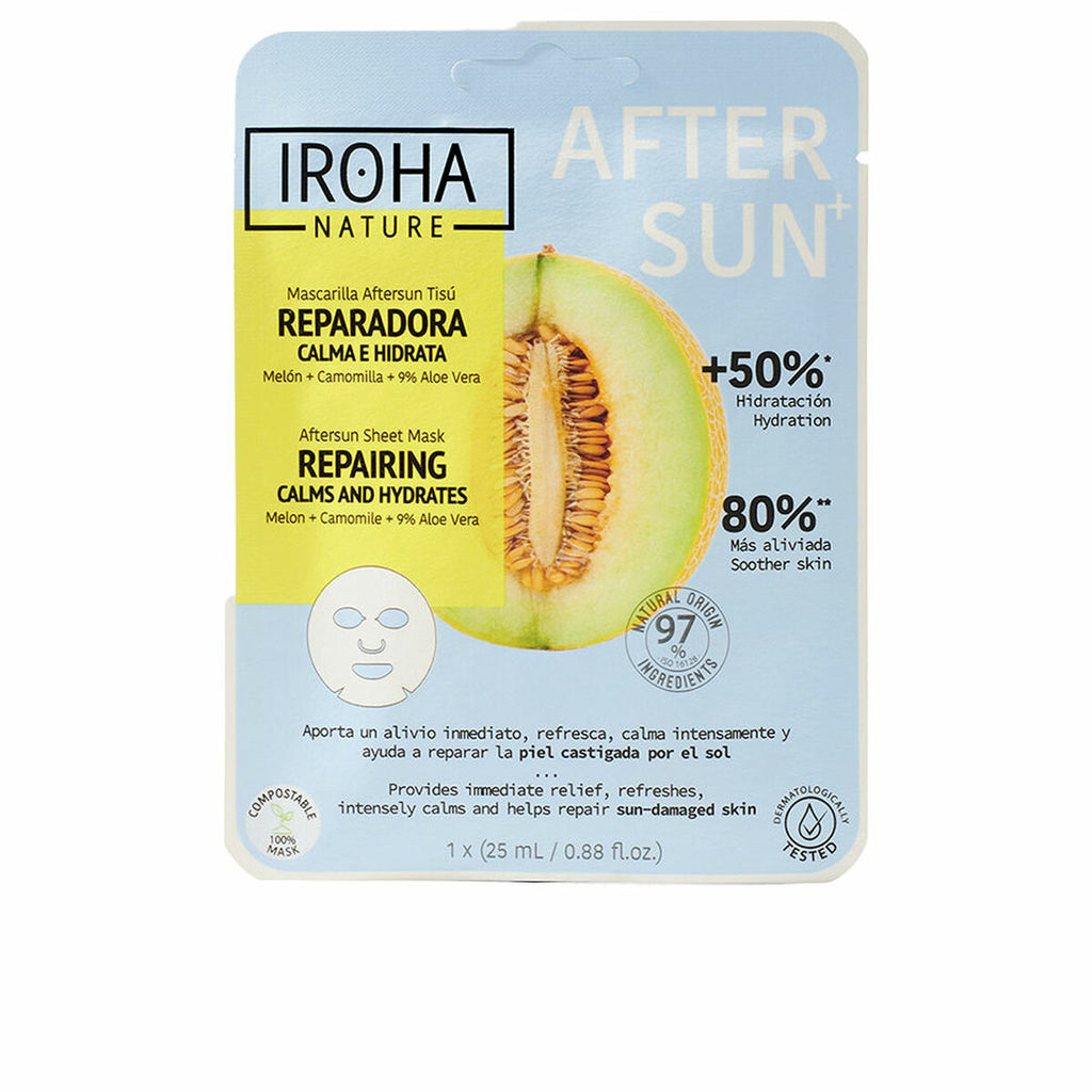 Gesichtsmaske iroha repairing calms and hydrates melone (1