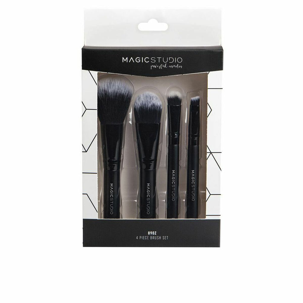 Set mit schminkbürsten magic studio 890z 4 stücke (4 pcs)