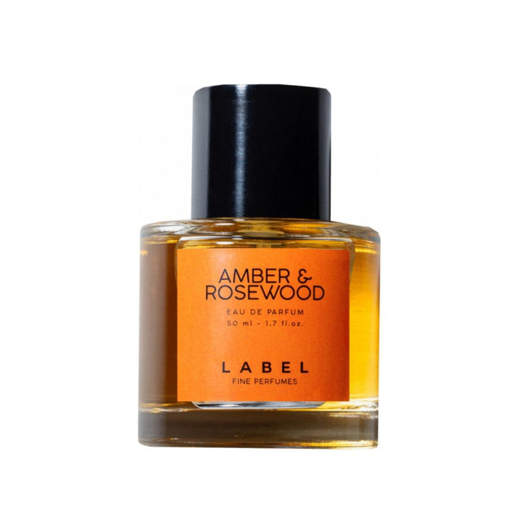 Unisex-parfüm label edp 50 ml amber & rosewood