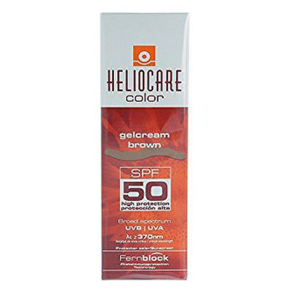 Feuchtigkeitscreme mit farbe color gelcream heliocare spf50