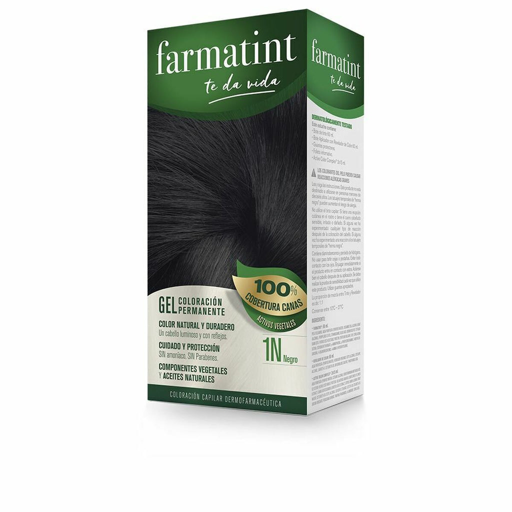 Dauerfärbung farmatint 1n-negro gel - schönheit haarpflege