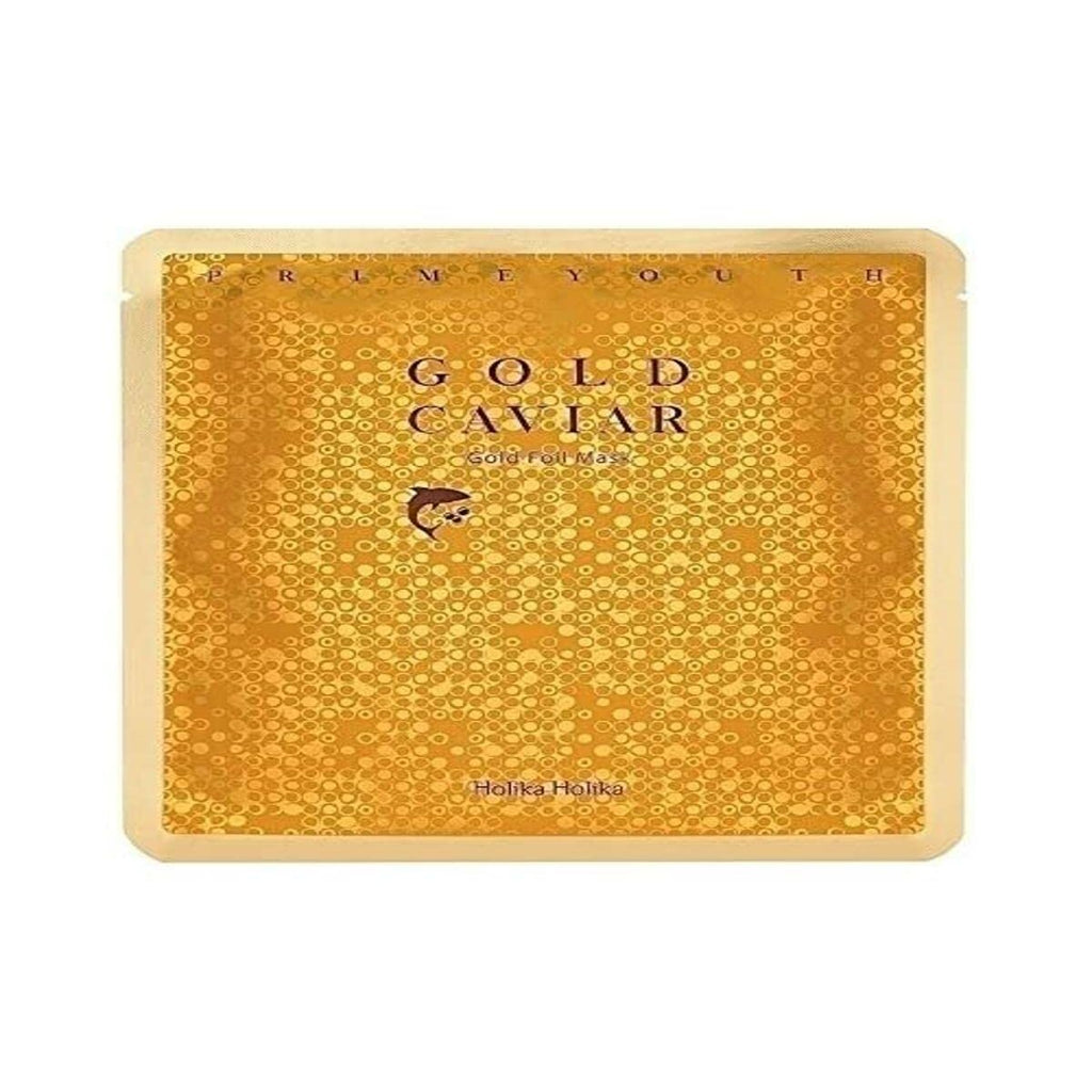 Gesichtsmaske holika prime youth gold caviar - schönheit