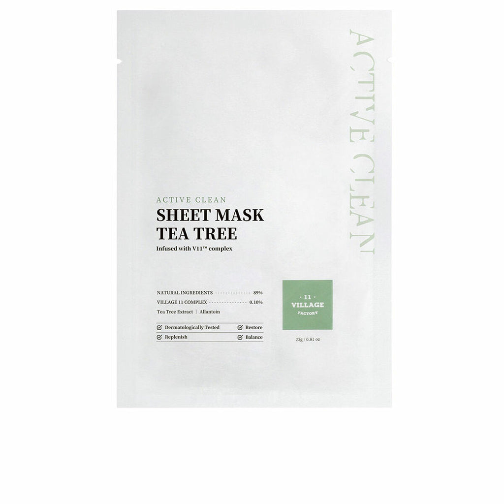 Gesichtsmaske village 11 factory active clean tea tree 23 g