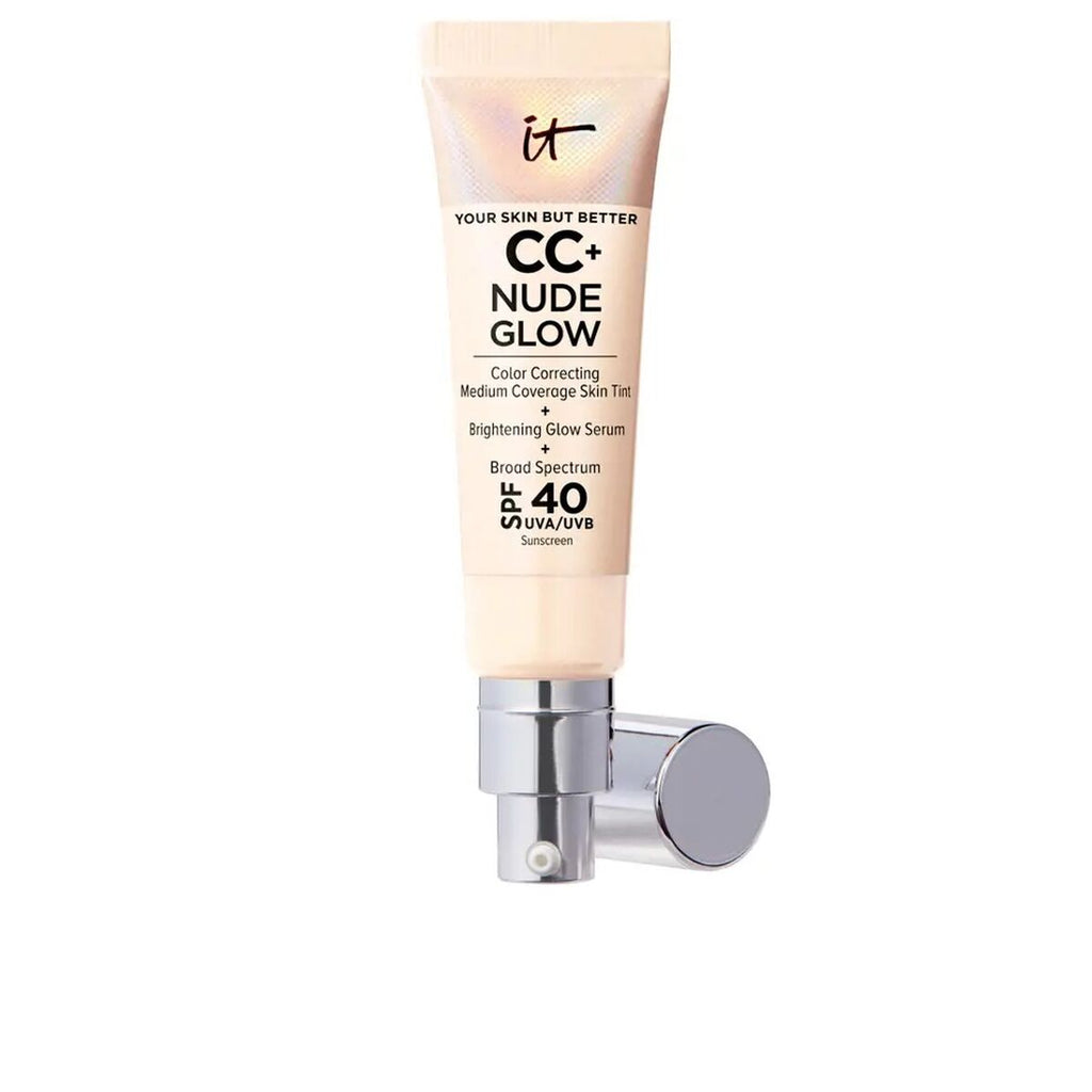 Cremige make-up grundierung it cosmetics cc + nude glow