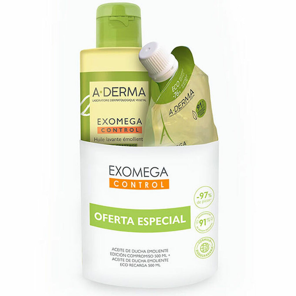 Duschöl a-derma control 2 x 500 ml - baby hygiene und pflege