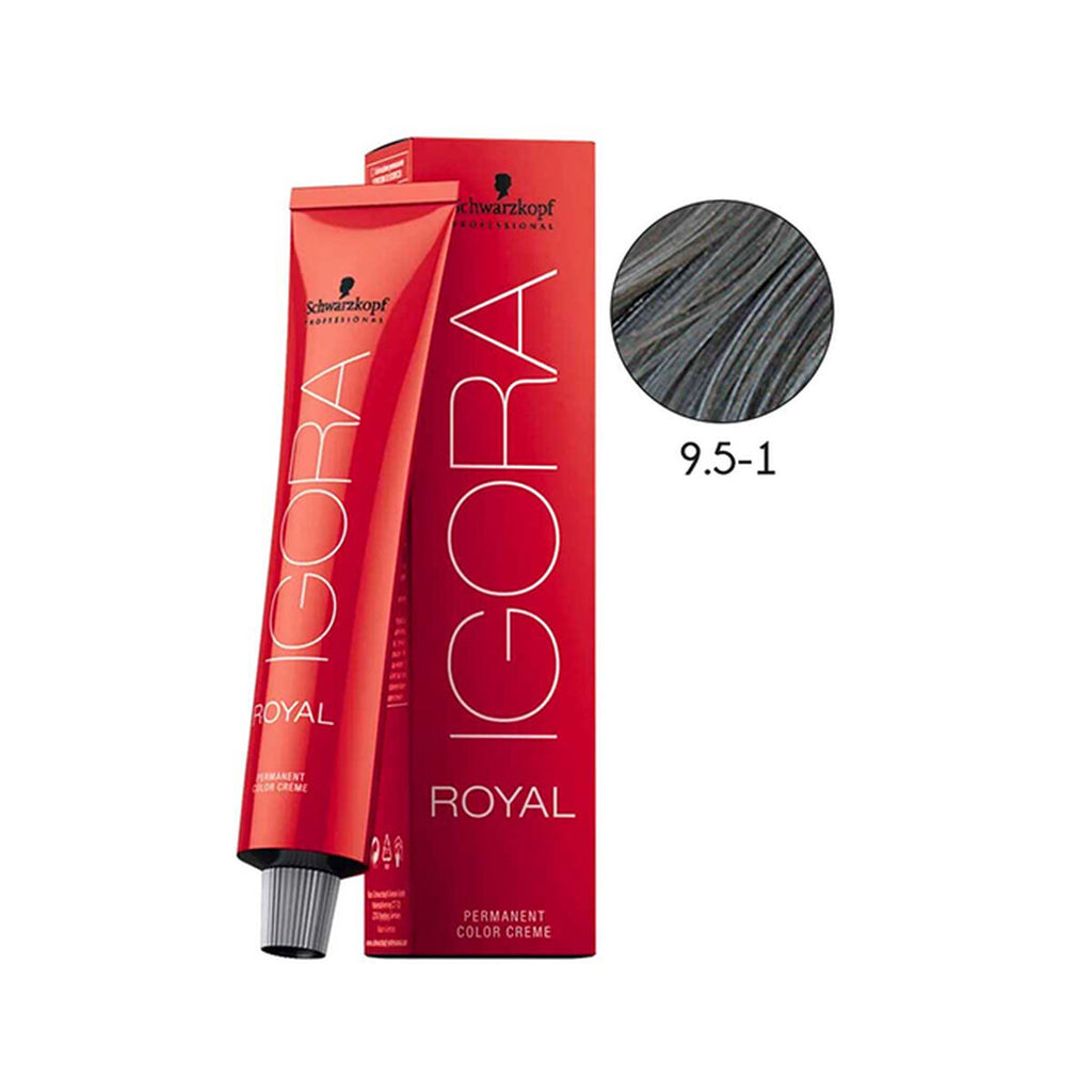 Dauerfärbung schwarzkopf igora royal nº 9.5-1 60 ml