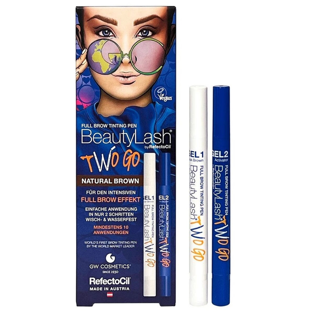 Wimpernfarbe refectocil beautylash two go natural brown 2