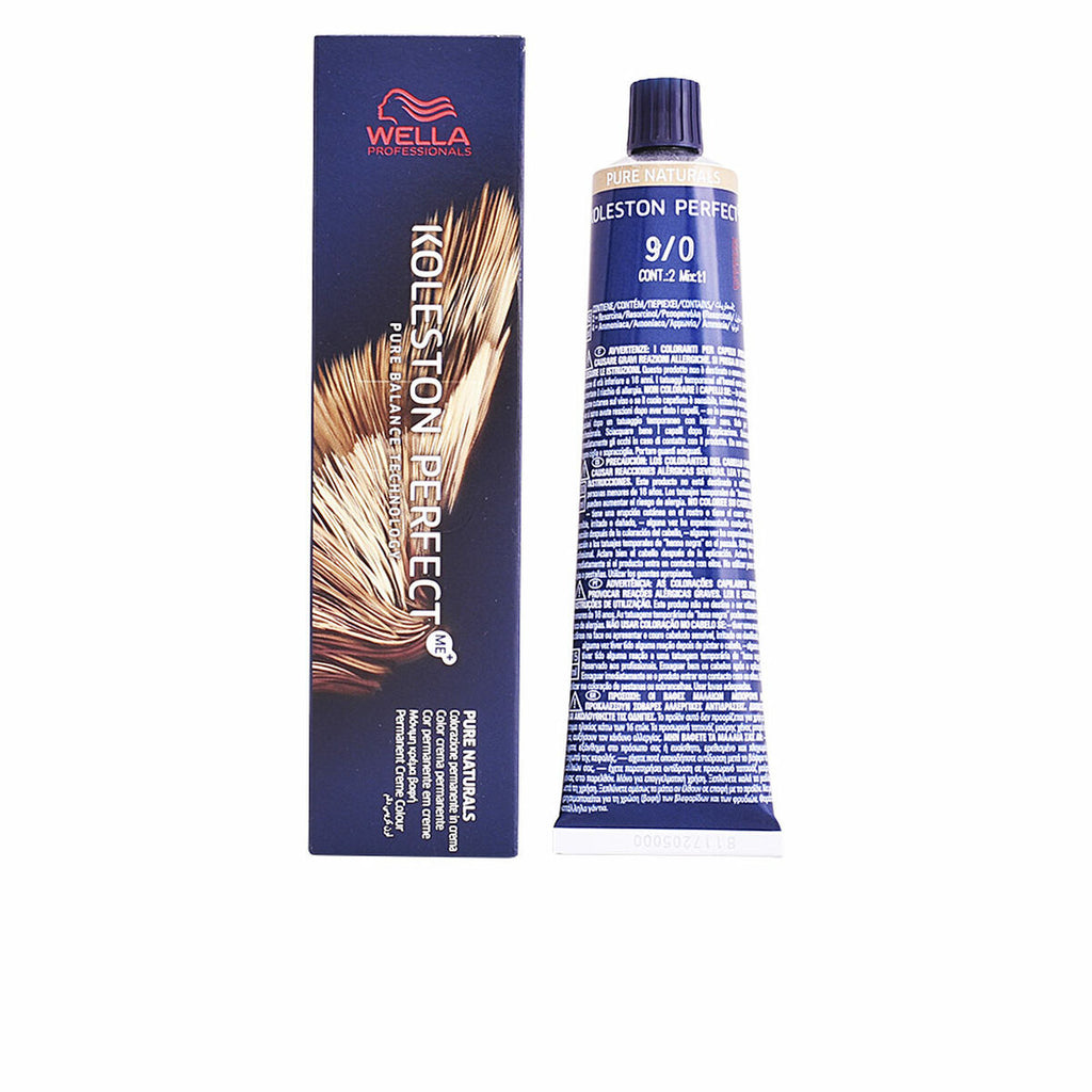 Dauerfärbung wella koleston perfect pure naturals nº 9.0