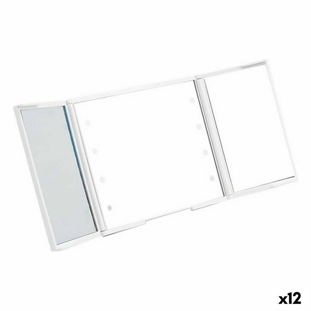 Taschenspiegel led leicht weiß abs 1,5 x 9,5 11,5 cm (12