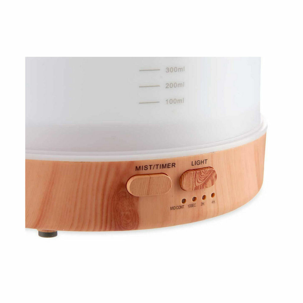 Luftbefeuchter aroma diffusor multicolor-led weiß braun