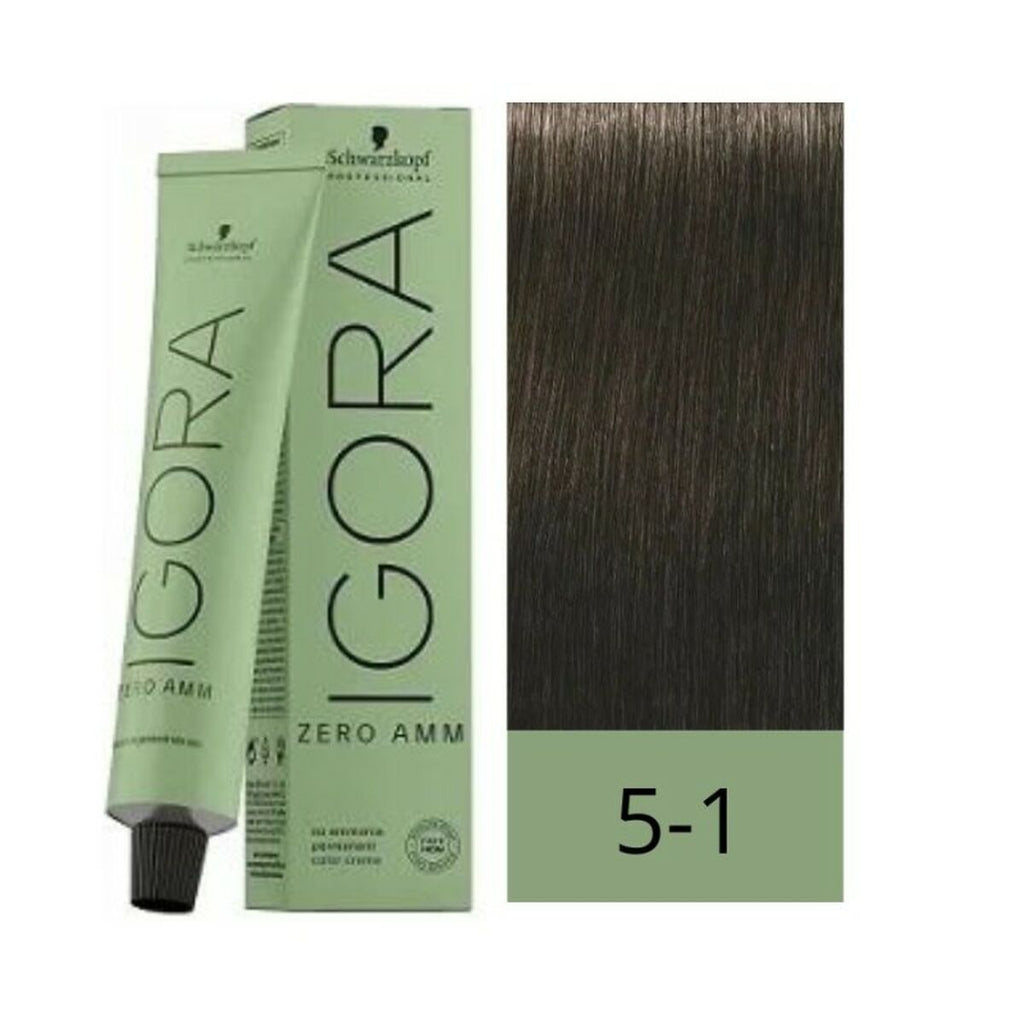 Dauerfärbung schwarzkopf igora zero amm nº 5-1 helle