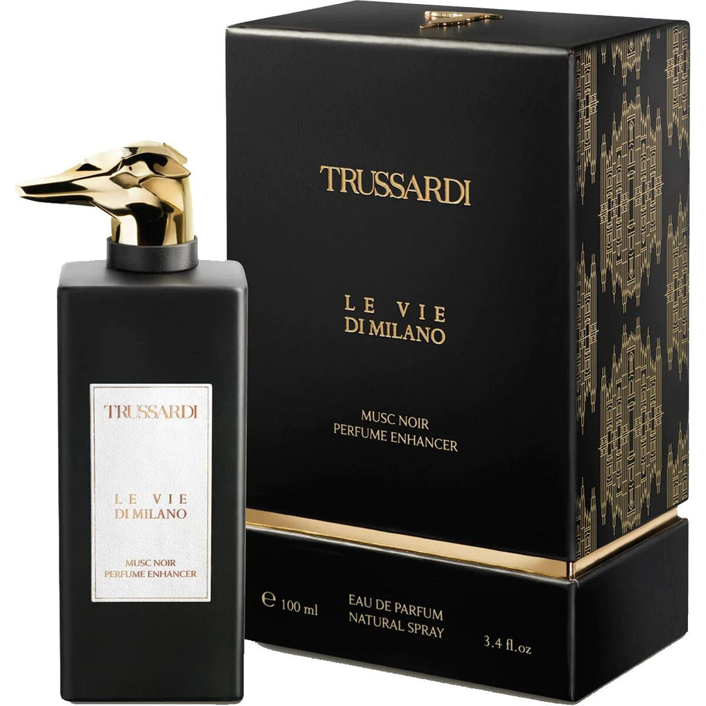 Unisex-parfüm trussardi edp le vie di milano musc noir