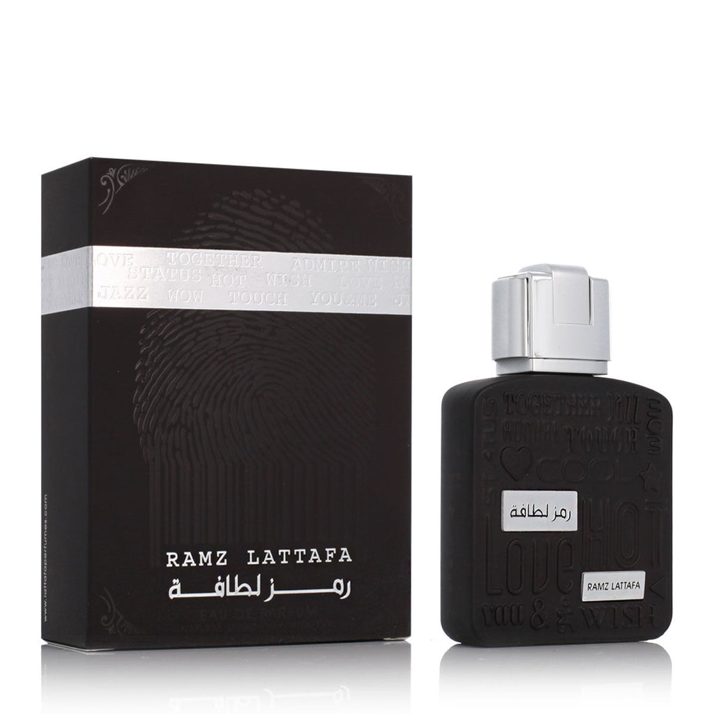 Unisex-parfüm lattafa edp ramz silver 100 ml - schönheit