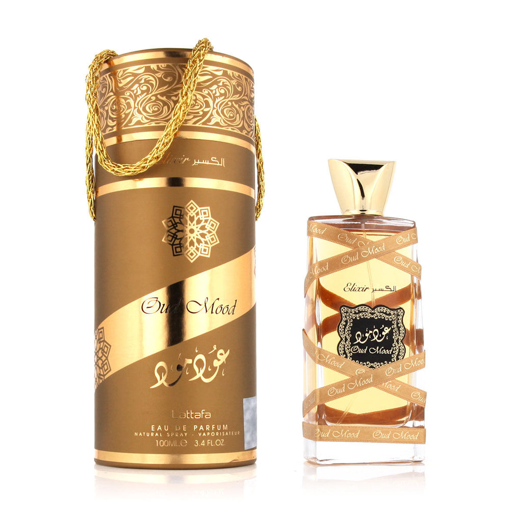 Unisex-parfüm lattafa edp oud mood elixir 100 ml