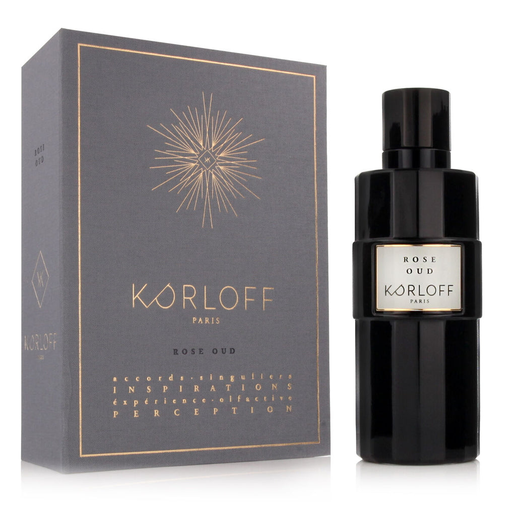 Unisex-parfüm korloff edp rose oud 100 ml - schönheit