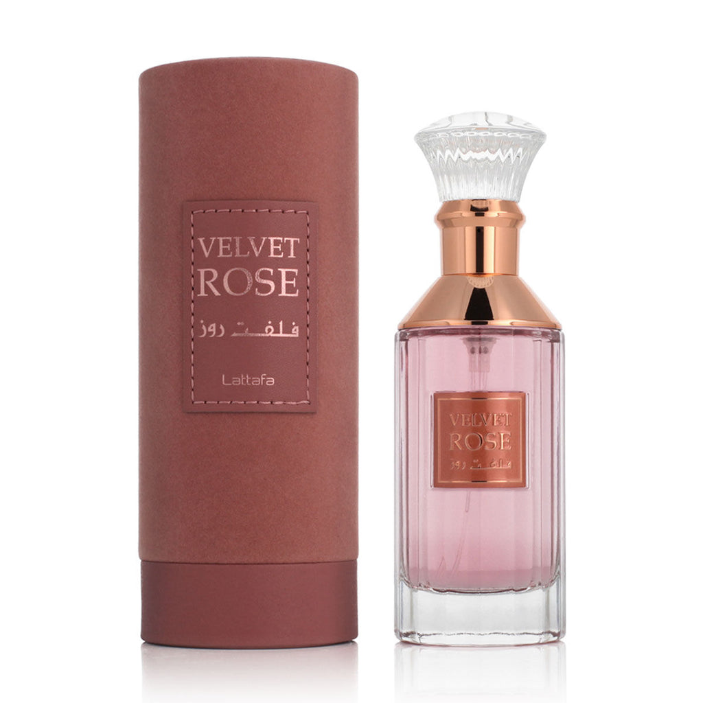 Damenparfüm lattafa edp velvet rose 100 ml - schönheit