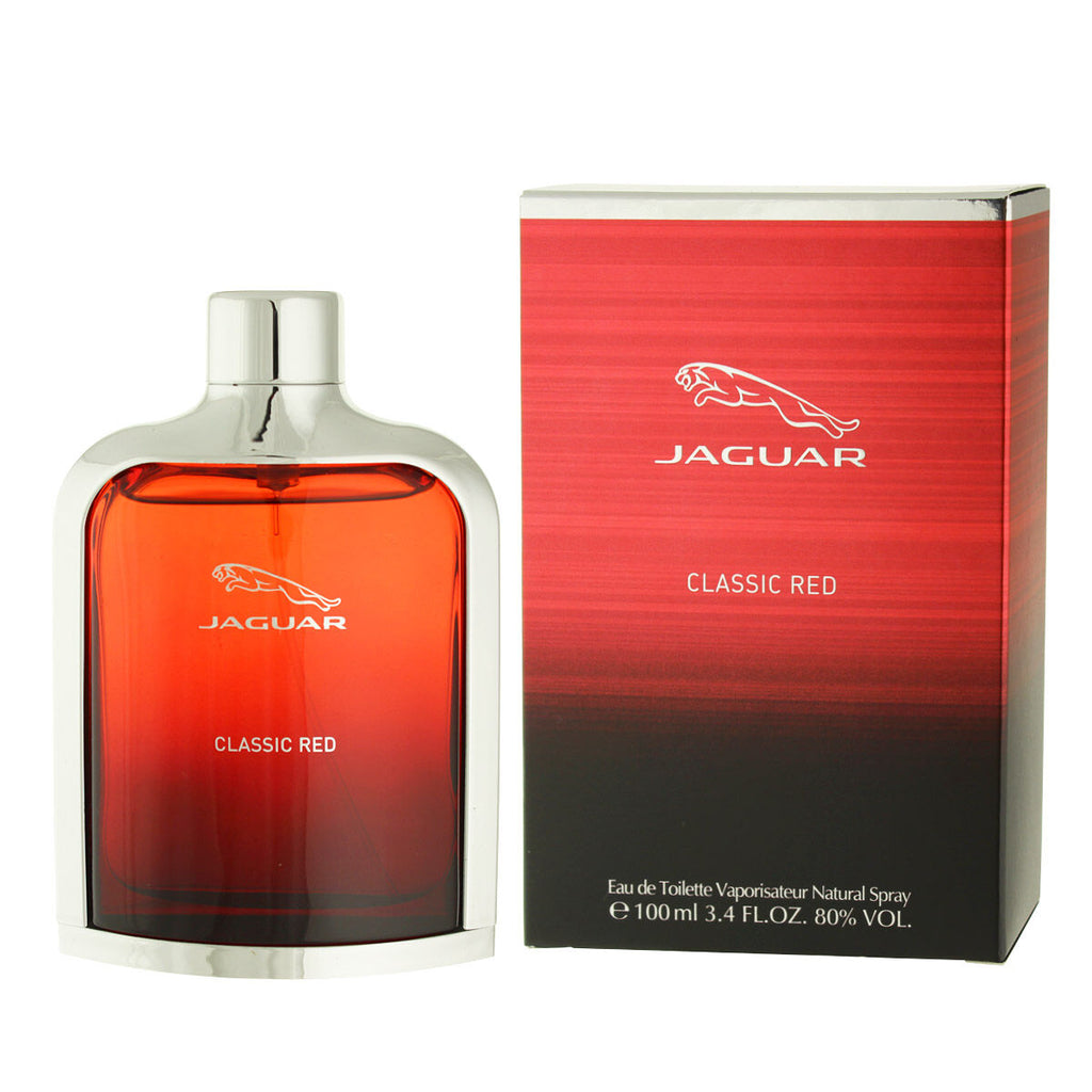 Herrenparfüm jaguar edt classic red 100 ml - schönheit