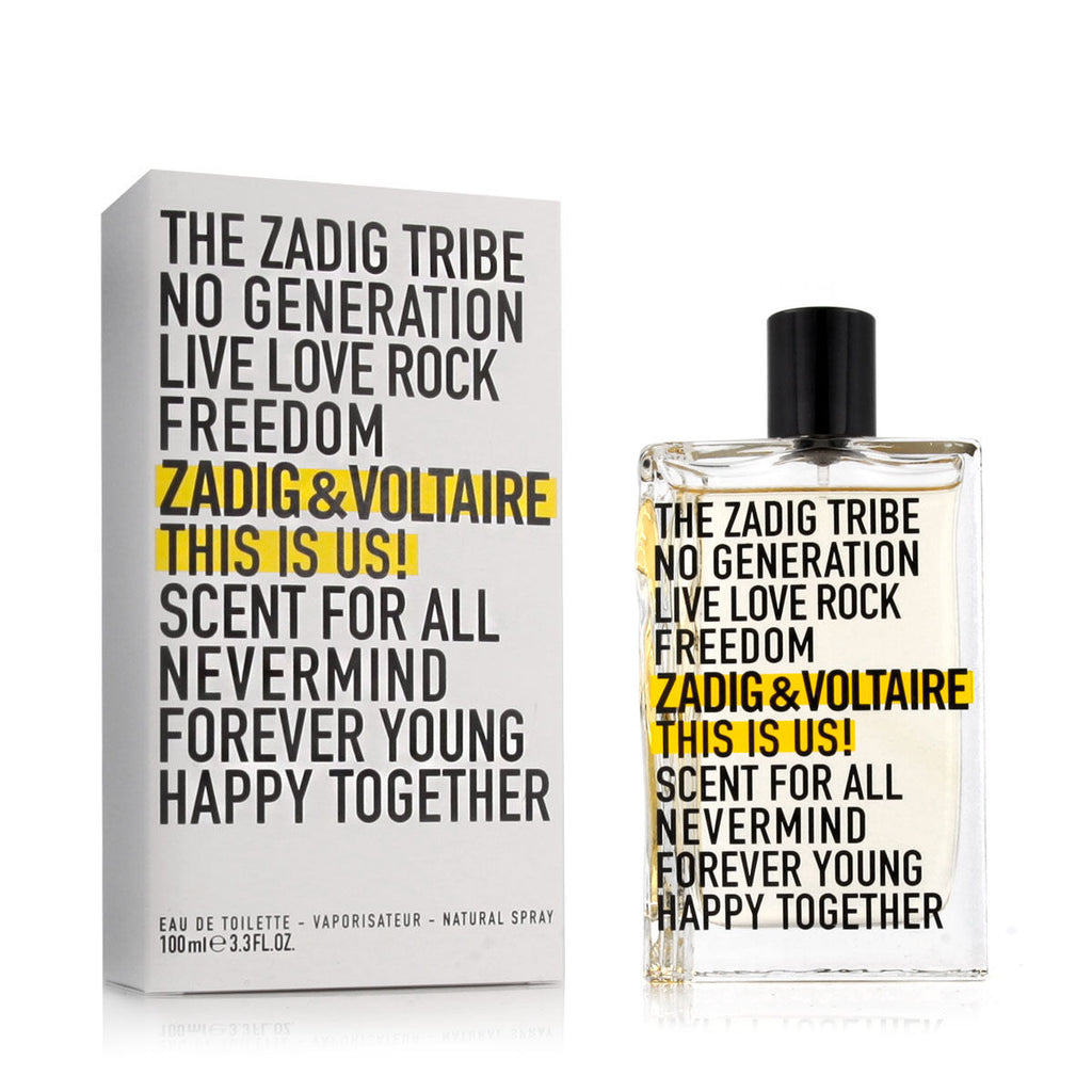 Unisex-parfüm zadig & voltaire edt this is us! 100 ml