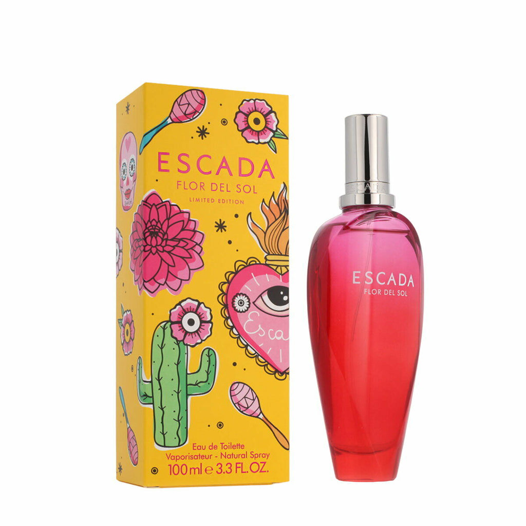 Damenparfüm escada edt flor del sol 100 ml - schönheit