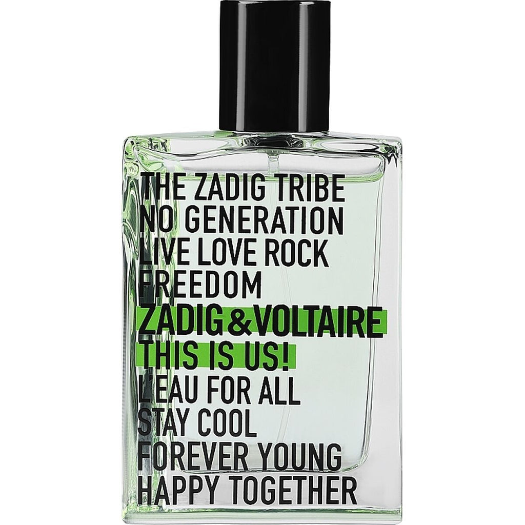 Unisex-parfüm zadig & voltaire edt this is us! L’eau for