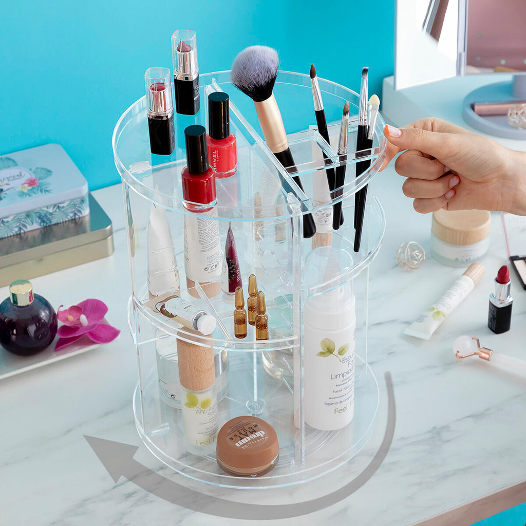 Drehbarer make-up organizer rolkup innovagoods (restauriert