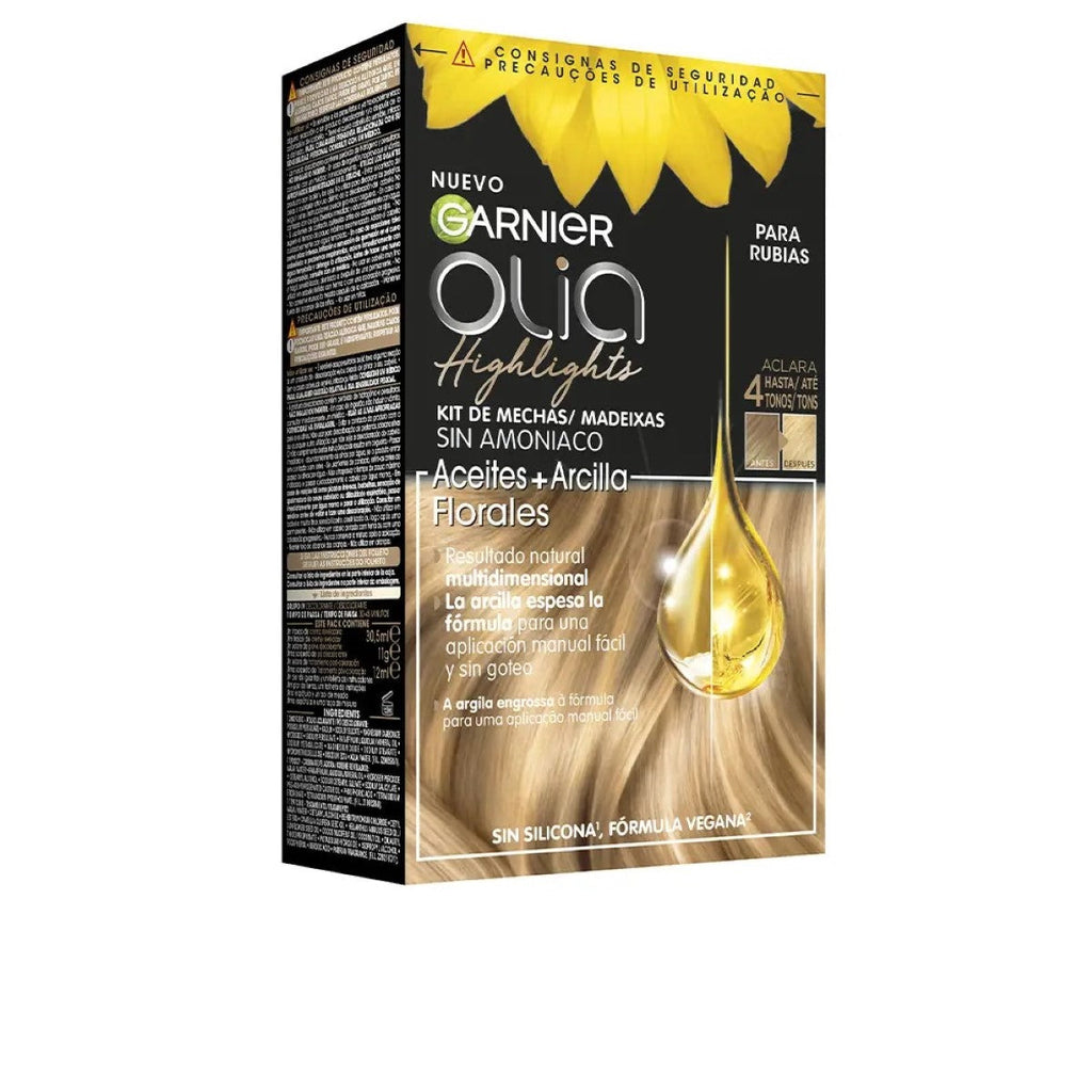Amoniakfreie färbung garnier olia blond dochte - schönheit