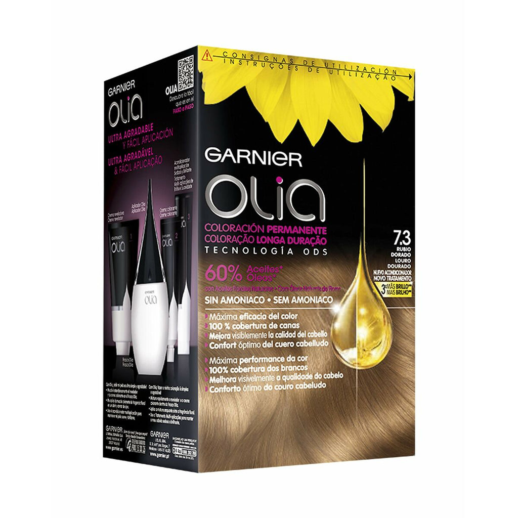 Amoniakfreie färbung olia garnier 3600541548367 golden dark