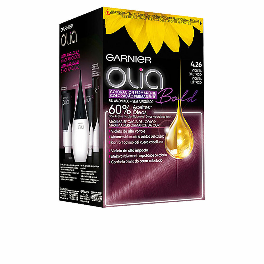 Amoniakfreie färbung olia garnier - schönheit haarpflege