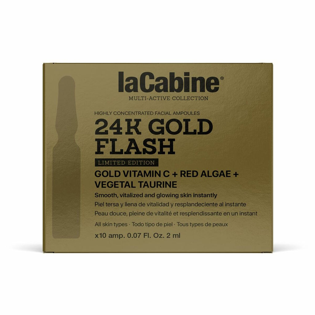 Ampullen lacabine 24k gold flash 2 ml 10 stück - schönheit