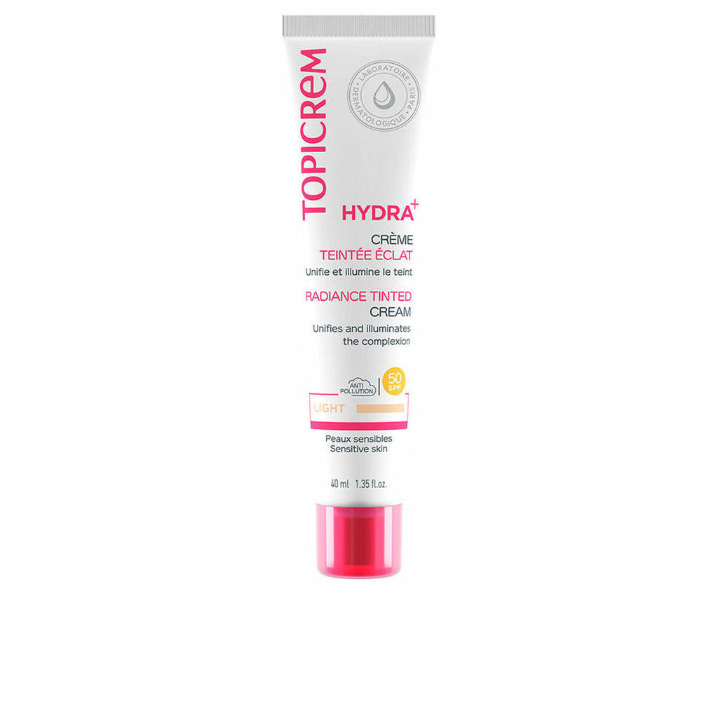 Aufhellende creme topicrem hydra+ klar spf 50 40 ml