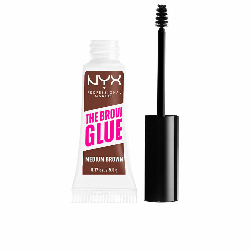 Augenbrauenfärber nyx the brow glue braun 5 g - schönheit