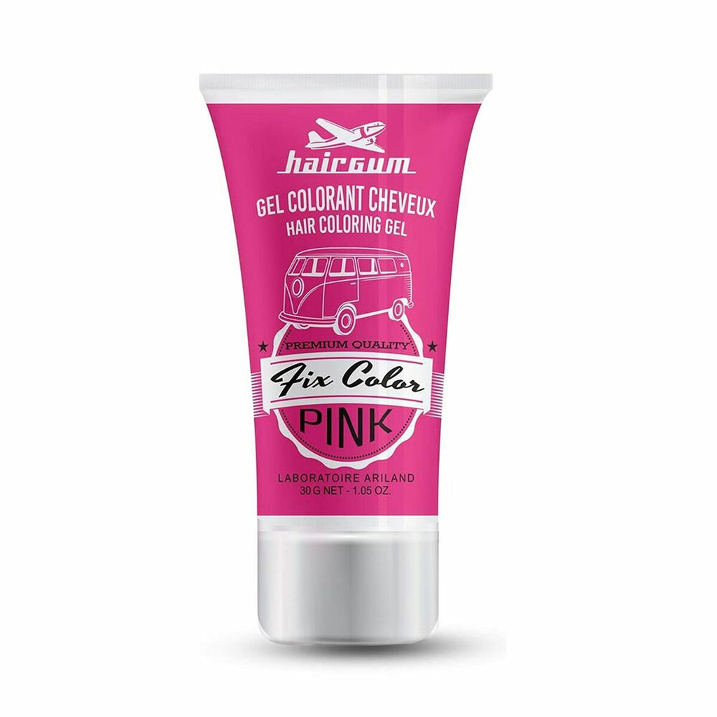 Auswaschbare tönungen hairgum fix color rosa fixiergel 30