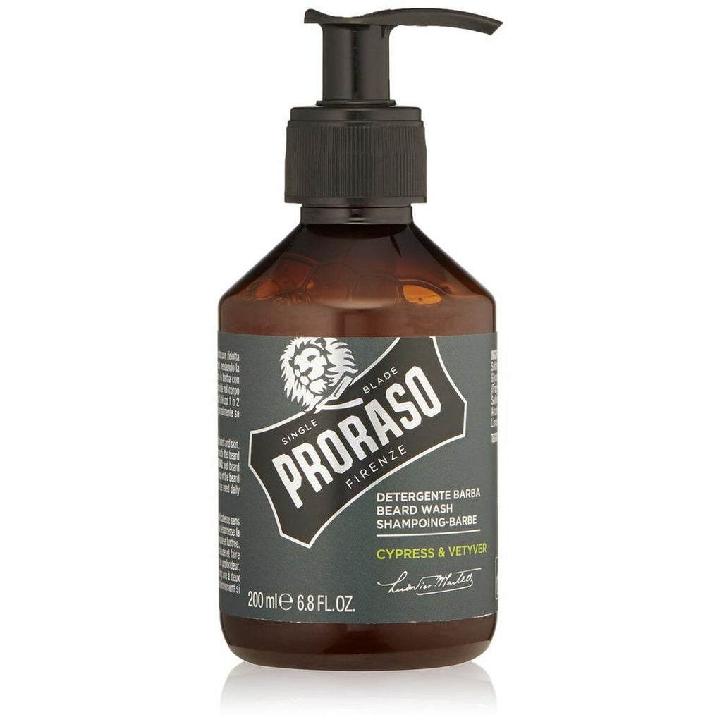 Bartshampoo proraso cypress & vetyver 200 ml - schönheit