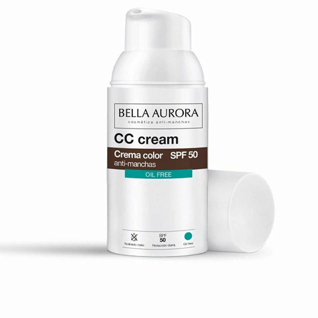 Cc cream bella aurora spf 50 ohne öl (30 ml) - schönheit