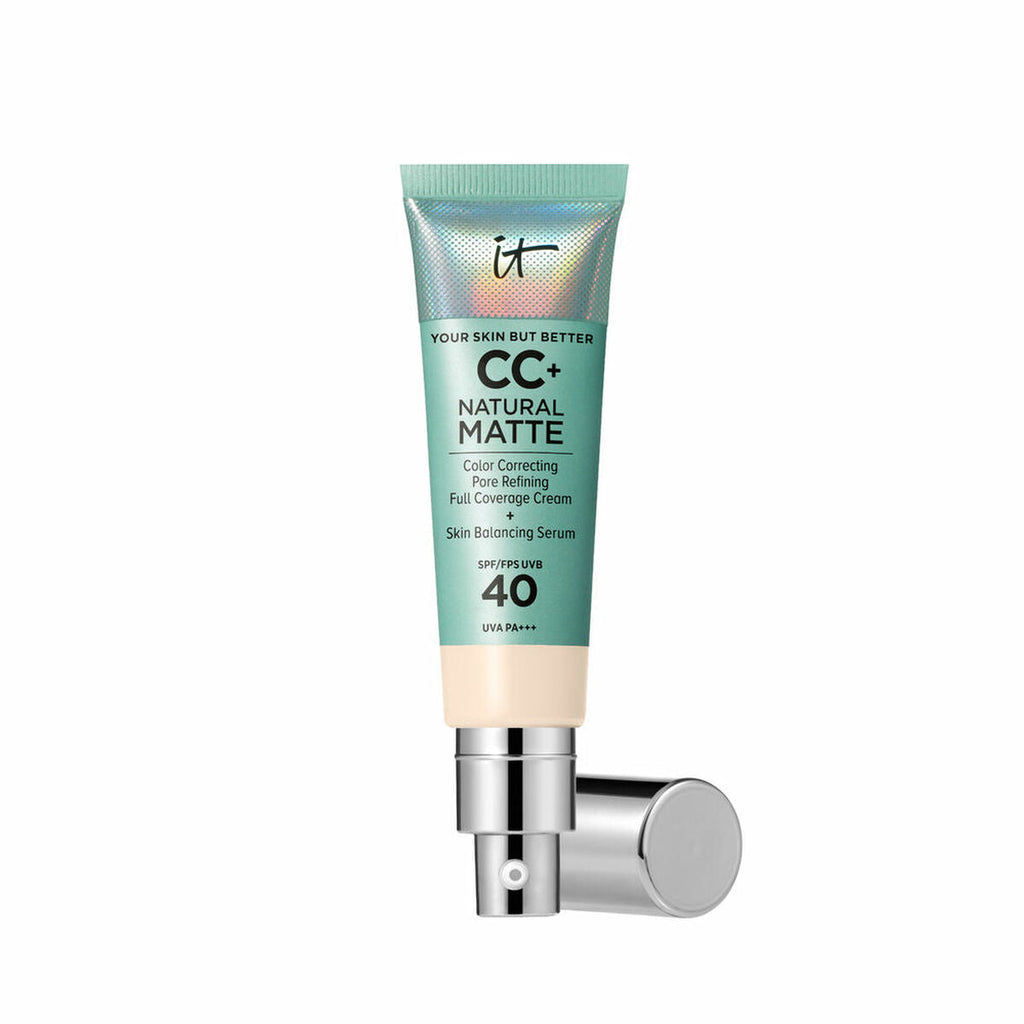 Cc cream it cosmetics cc+ natural matte fair ivory spf 40