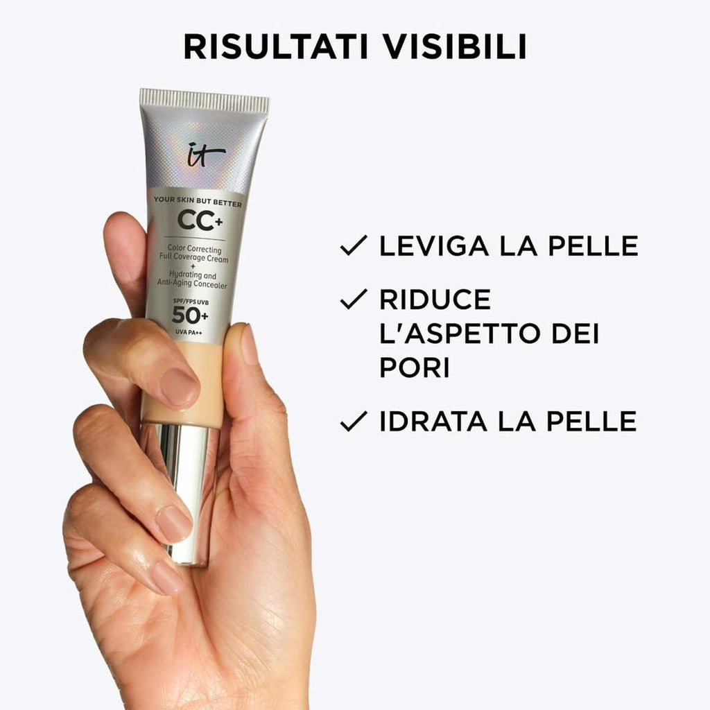 Cc cream it cosmetics your skin but better beige light